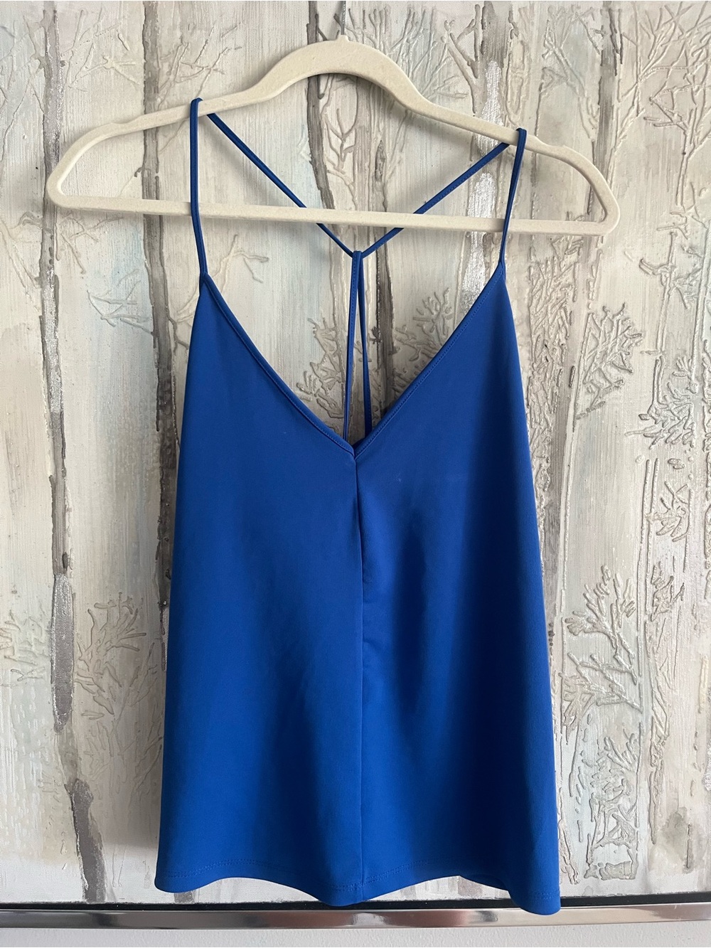 Zara Royal Blue Spaghetti Strap Tank Top